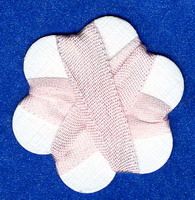 7mm Silk Ribbon - Very Pale Pink