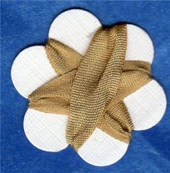 7mm Silk Ribbon - Gold