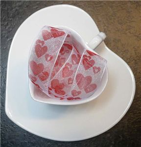 Valentine Ribbon - Love Hearts